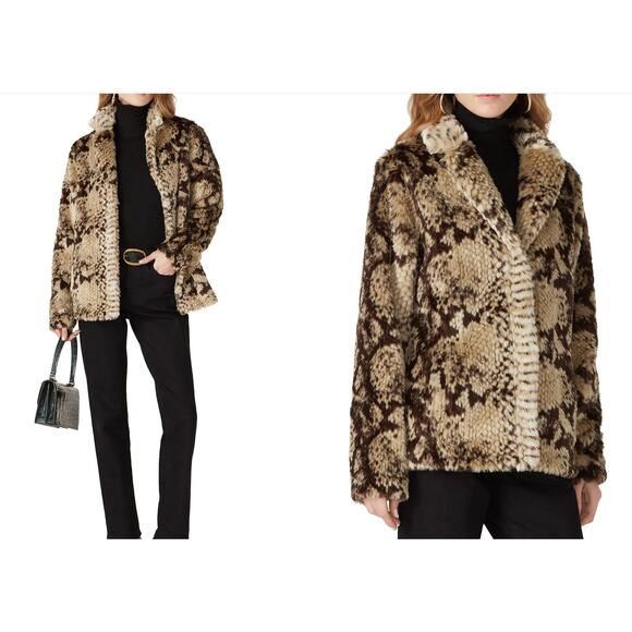 Unreal Fur Jackets & Blazers - Unreal Fur Fame Faux Fur Jacket SZ M